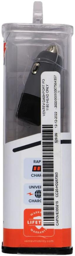 Refurbished Ventev 20W DashPort R1240 USB C Autoladegerät - Reebelo Österreich