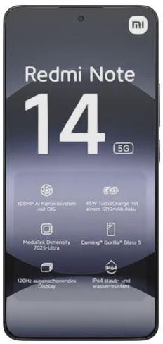 Refurbished Xiaomi Redmi Note 14 5G - Reebelo Österreich
