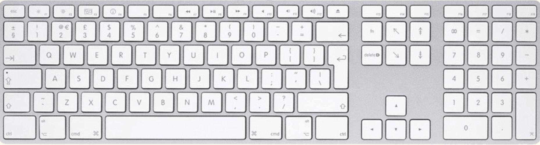 Refurbished Apple Magic Keyboard with Numeric Keypad (British English) - Reebelo Österreich