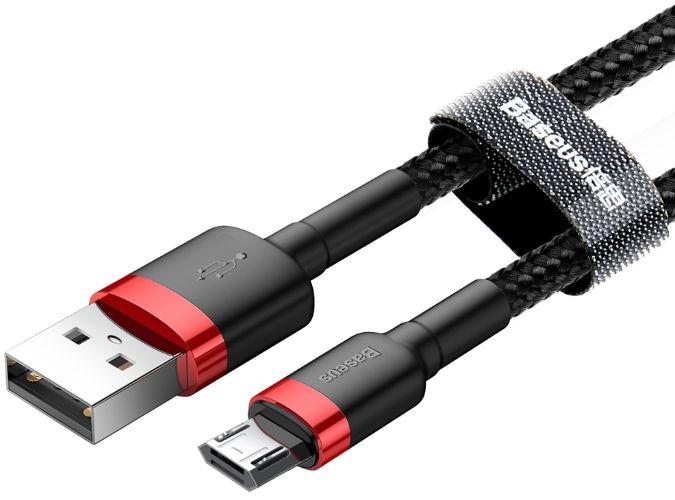 Refurbished Baseus Phone Cable Cafule Fast Charging USB to Micro USB 1.5A (2M) - Reebelo Österreich