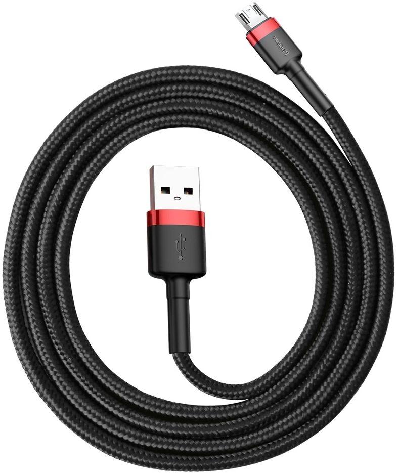 Refurbished Baseus Phone Cable Cafule Fast Charging USB to Micro USB 1.5A (2M) - Reebelo Österreich