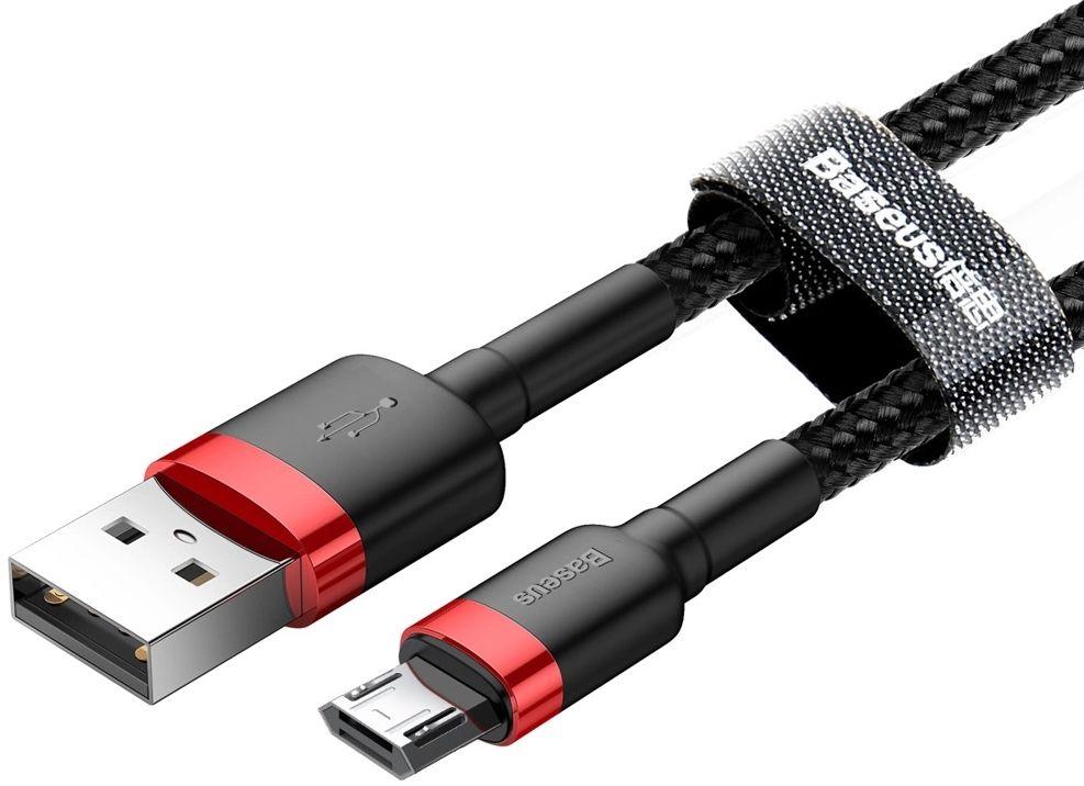 Refurbished Baseus Phone Cable Cafule Fast Charging USB to Micro USB 1.5A (2M) - Reebelo Österreich