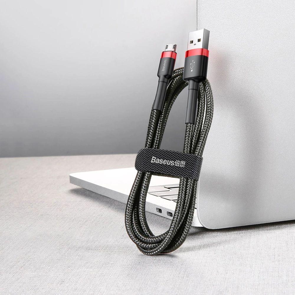 Refurbished Baseus Phone Cable Cafule Fast Charging USB to Micro USB 1.5A (2M) - Reebelo Österreich