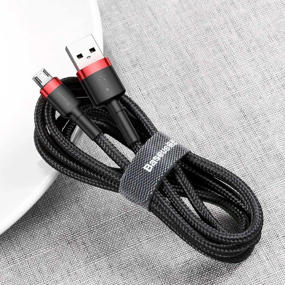 Refurbished Baseus Phone Cable Cafule Fast Charging USB to Micro USB 1.5A (2M) - Reebelo Österreich