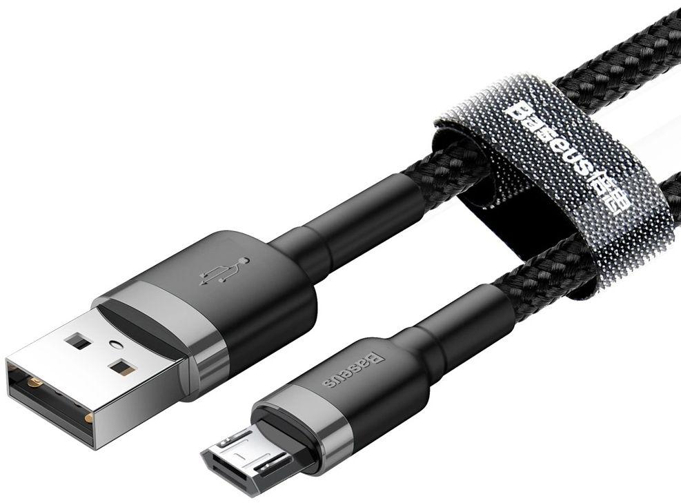 Refurbished Baseus Phone Cable Cafule Fast Charging USB to Micro USB 1.5A (2M) - Reebelo Österreich
