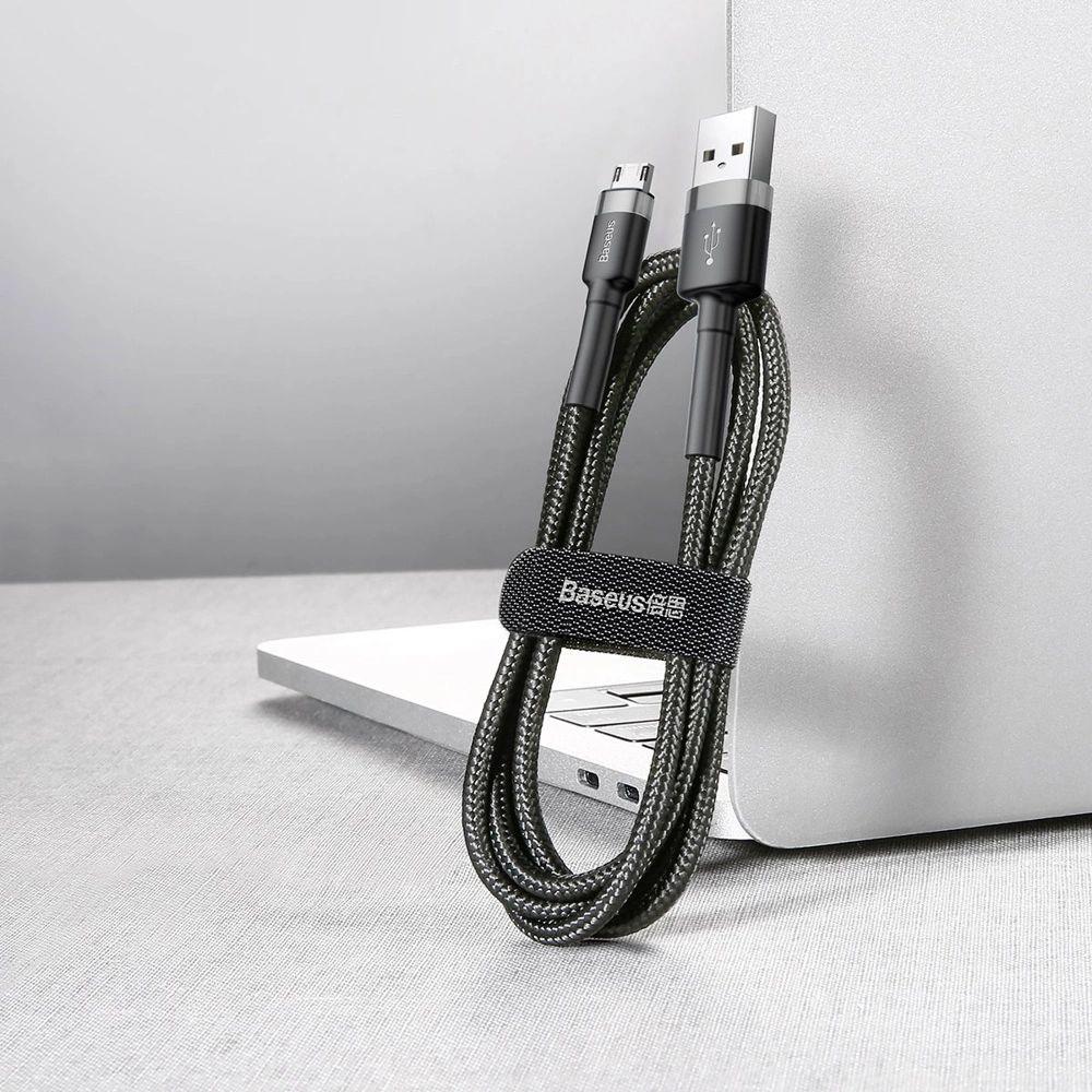 Refurbished Baseus Phone Cable Cafule Fast Charging USB to Micro USB 1.5A (2M) - Reebelo Österreich