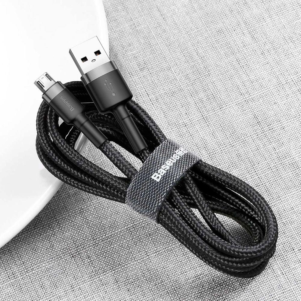 Refurbished Baseus Phone Cable Cafule Fast Charging USB to Micro USB 1.5A (2M) - Reebelo Österreich