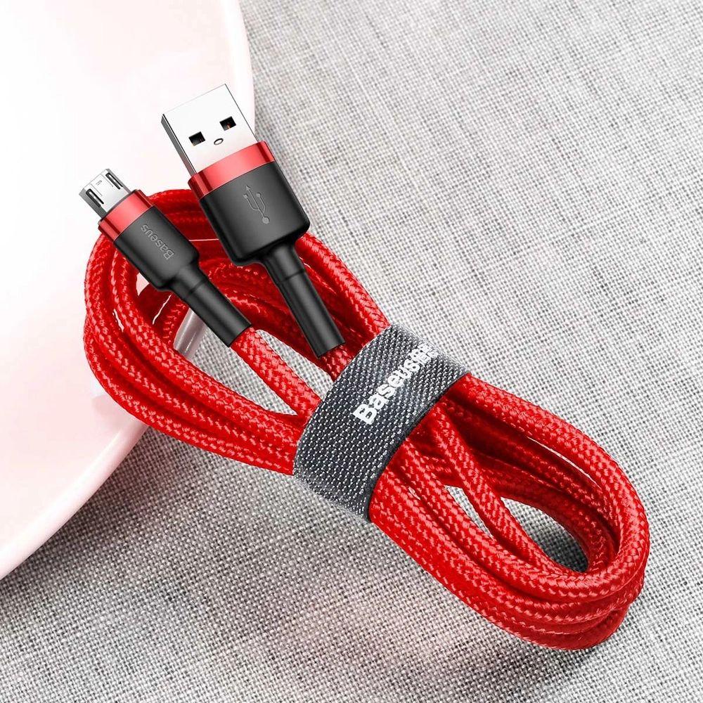 Refurbished Baseus Phone Cable Cafule Fast Charging USB to Micro USB 1.5A (2M) - Reebelo Österreich