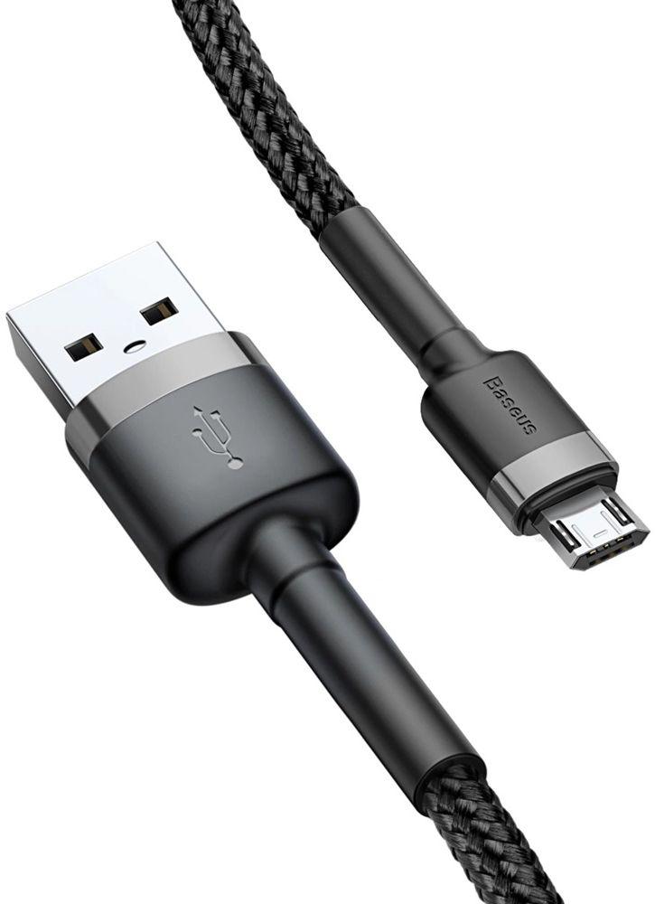 Refurbished Baseus Phone Cable Cafule Fast Charging USB to Micro USB 2A (3M) - Reebelo Österreich