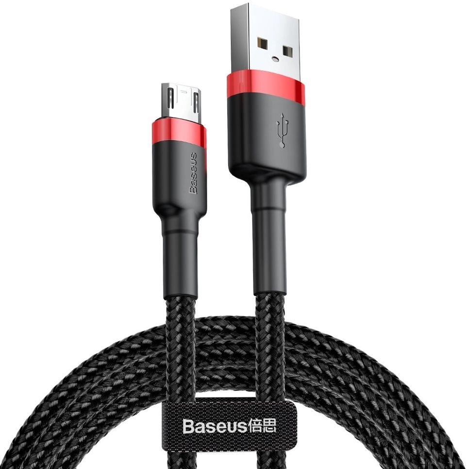 Refurbished Baseus Phone Cable Cafule Fast Charging USB to Micro USB 2A (3M) - Reebelo Österreich
