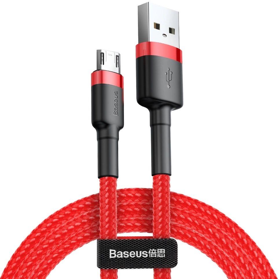 Refurbished Baseus Phone Cable Cafule Fast Charging USB to Micro USB 2A (3M) - Reebelo Österreich