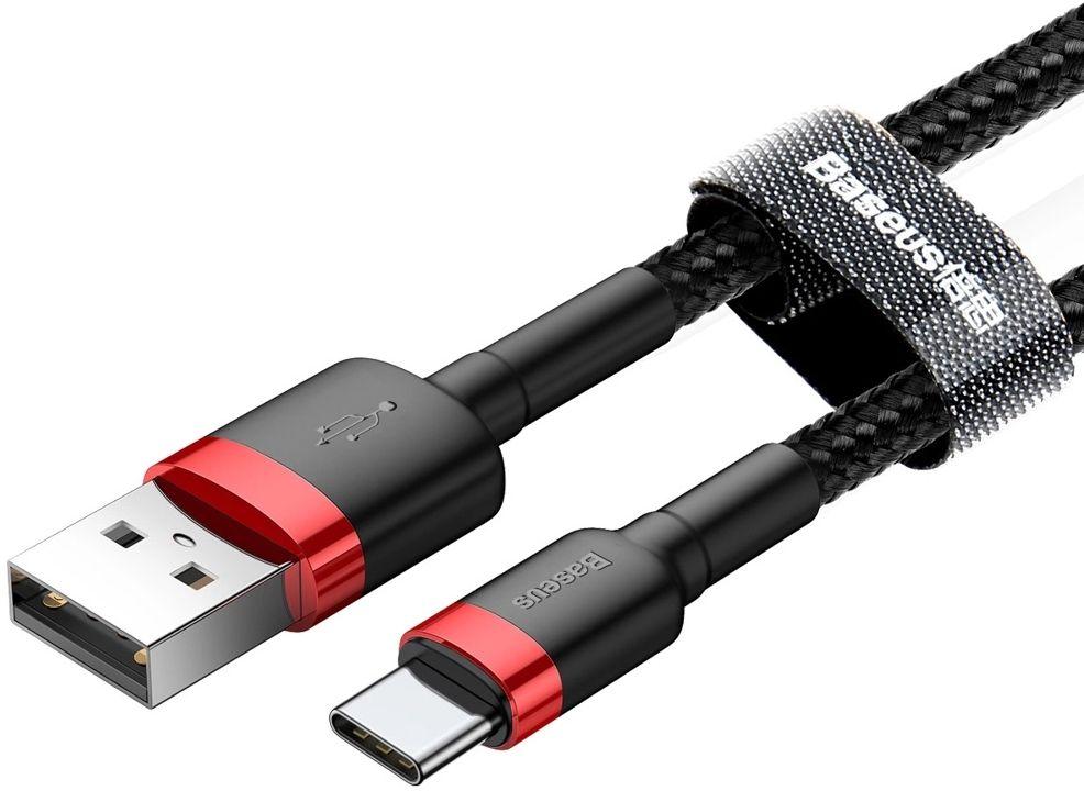 Refurbished Baseus Phone Cable Cafule Fast Charging USB to Type-C USB 2A (2M) - Reebelo Österreich