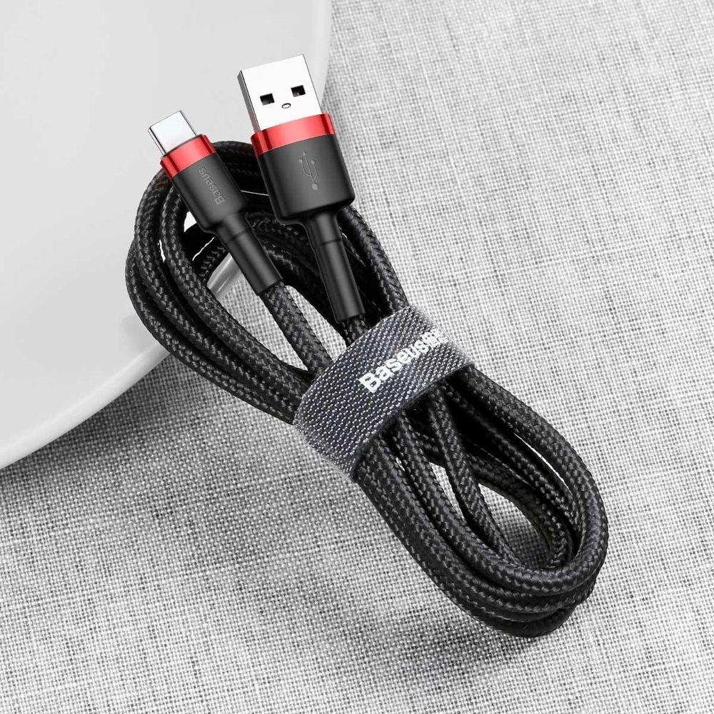 Refurbished Baseus Phone Cable Cafule Fast Charging USB to Type-C USB 2A (2M) - Reebelo Österreich