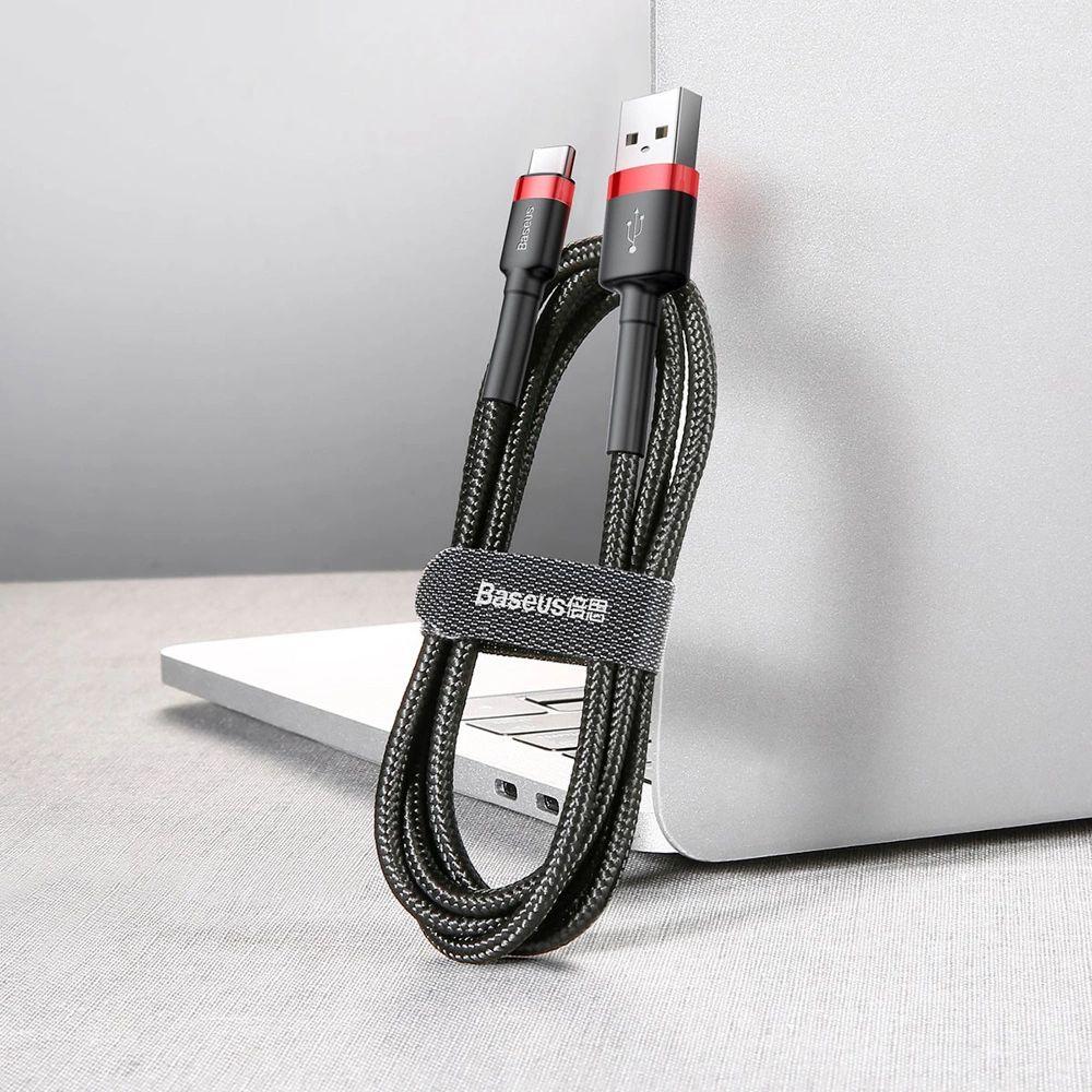 Refurbished Baseus Phone Cable Cafule Fast Charging USB to Type-C USB 2A (2M) - Reebelo Österreich
