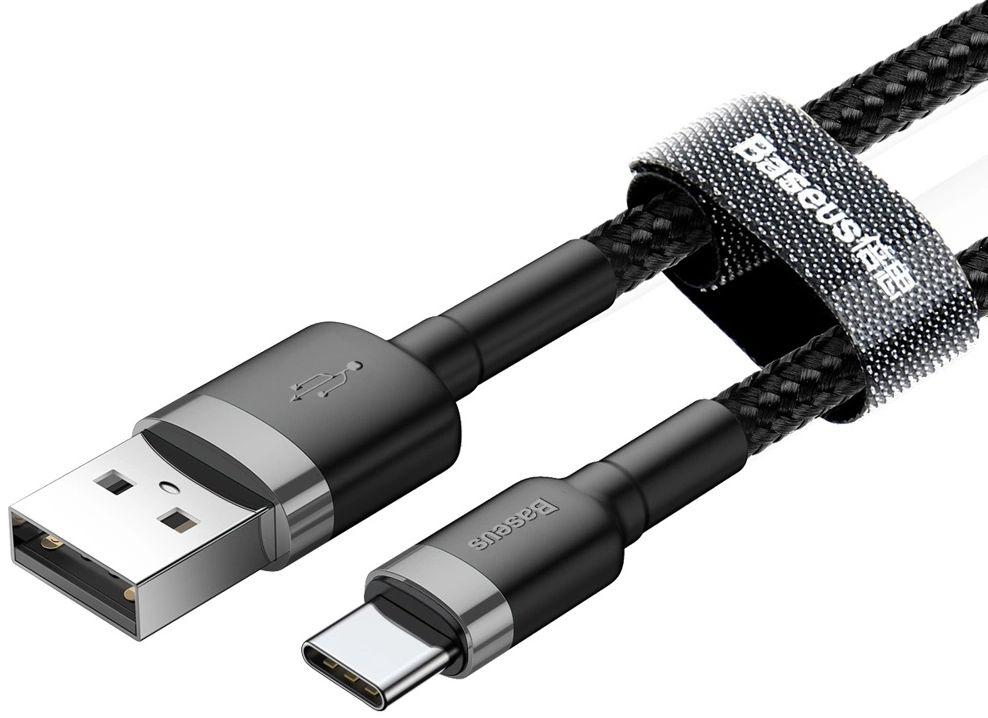 Refurbished Baseus Phone Cable Cafule Fast Charging USB to Type-C USB 2A (2M) - Reebelo Österreich