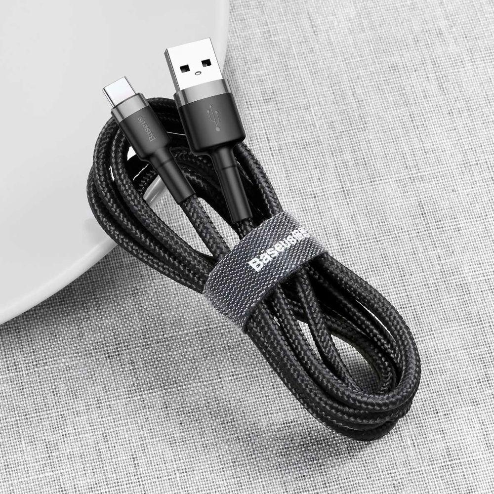 Refurbished Baseus Phone Cable Cafule Fast Charging USB to Type-C USB 2A (2M) - Reebelo Österreich