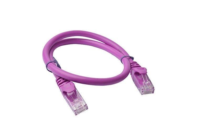 Refurbished 8Ware CAT6A Kabel 0,25m (25cm) - Lila RJ45 Ethernet Netzwerk LAN UTP Patchkabel Snagless - Reebelo Österreich