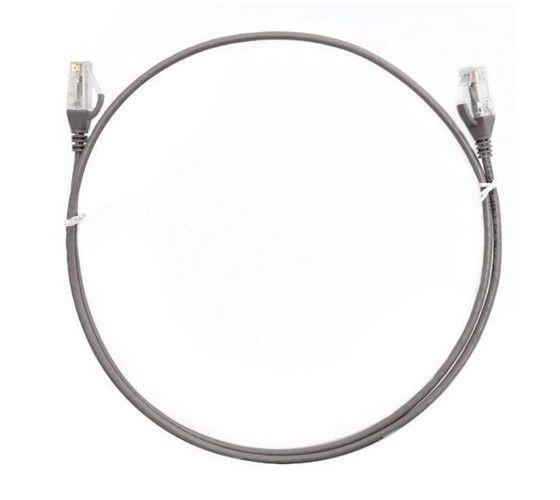 Refurbished 8ware CAT6 Ultra Thin Slim Kabel 0,5m / 50cm - Grau Premium RJ45 Ethernet Netzwerk LAN UTP Patchkabel 26AWG für Daten - Reebelo Österreich