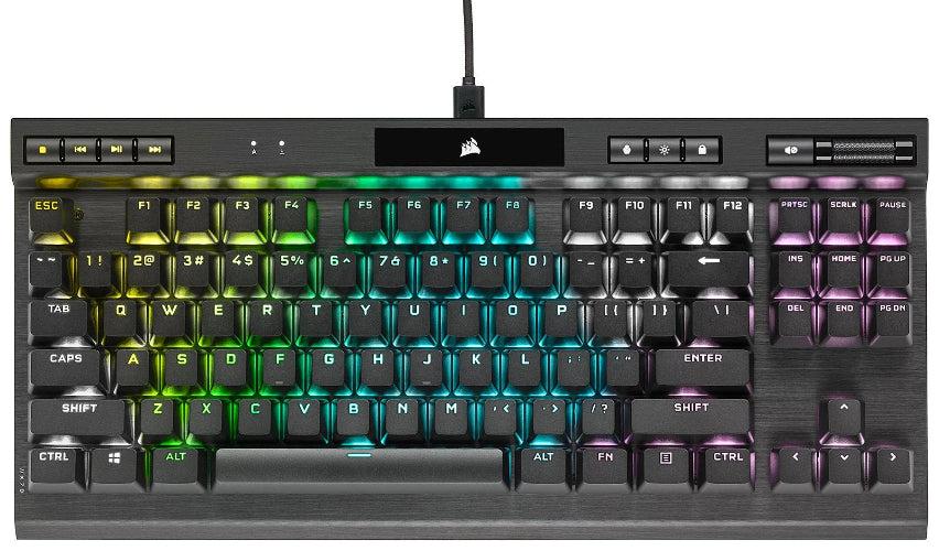 Refurbished Corsair K70 RGB TKL CHAMPION SERIES Optical-Mechanical Gaming Keyboard - OPX Mechanical - Reebelo Österreich