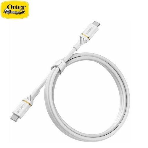 Refurbished OtterBox Fast Charge&Data Transfer Cable USB-C to USB-C 1M Shimmer 78-52672 White - Reebelo Österreich