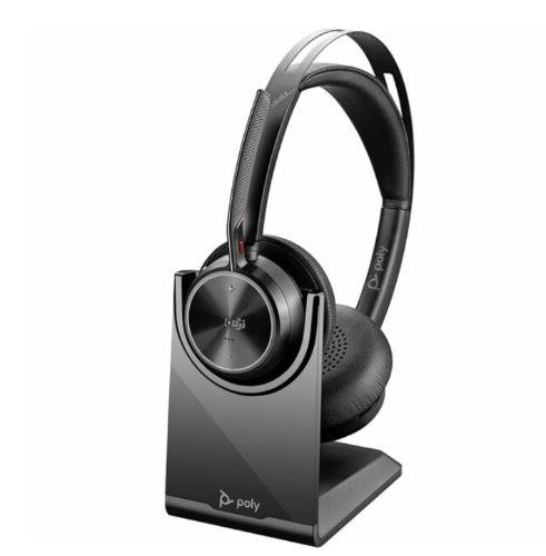 Refurbished Poly com Voyager Focus 2 UC USB-C Headset with Charge Stand (VFOCUS2) - Reebelo Österreich