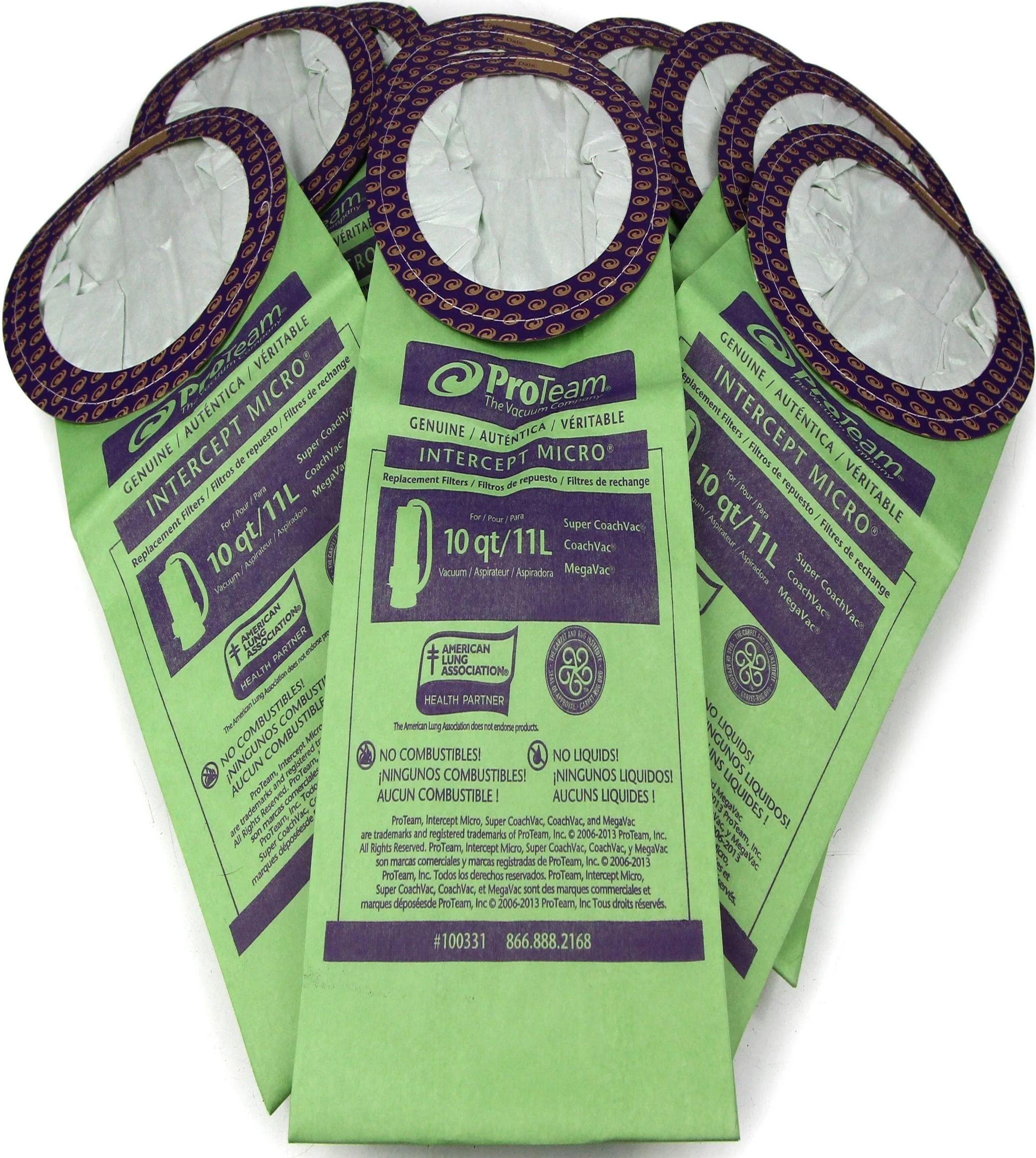 Refurbished ProTeam Pack of 10 Fits (Coachvac | Super Coachvac | Megavac) - Reebelo Österreich