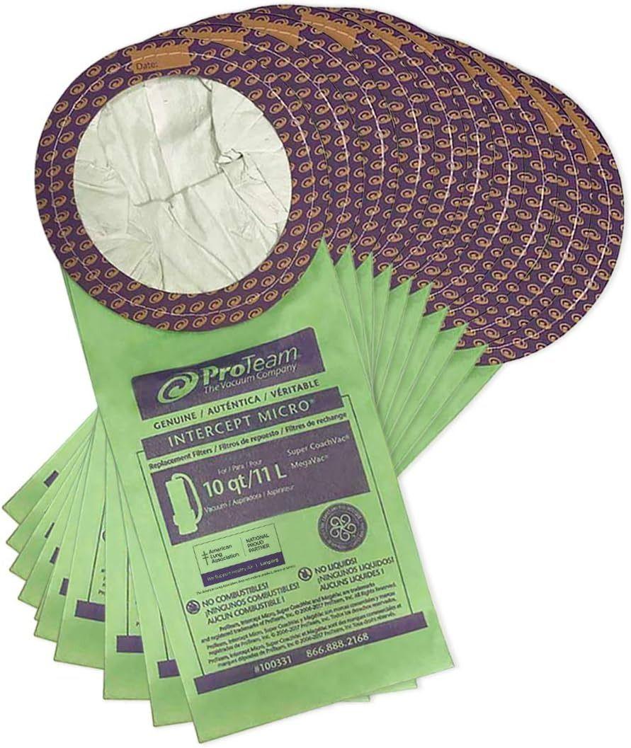 Refurbished ProTeam Pack of 10 Fits (Coachvac | Super Coachvac | Megavac) - Reebelo Österreich