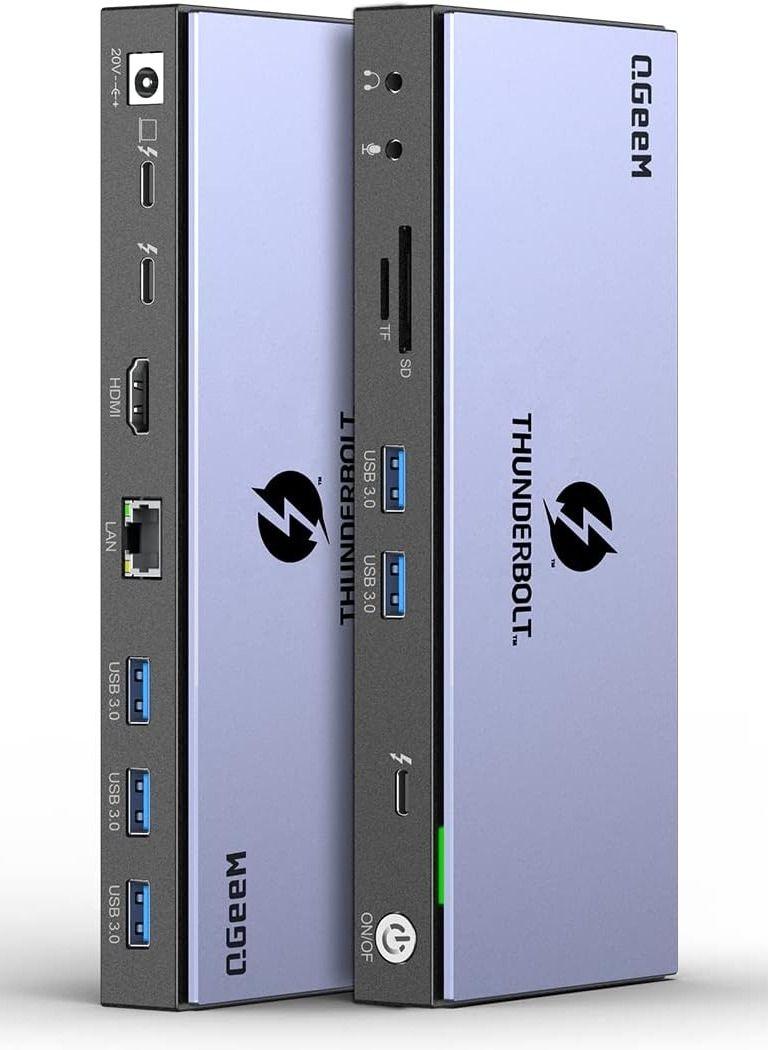 Refurbished QGeeM 16 in 1 Universal USB C Thunderbolt 4 Docking Station - Reebelo Österreich