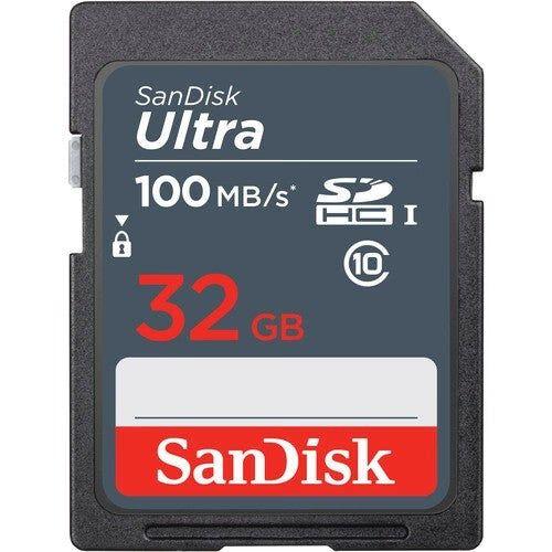 Refurbished SanDisk Ultra 32GB SDHC SDXC SD C10 Memory Card (100MB/s) - Reebelo Österreich