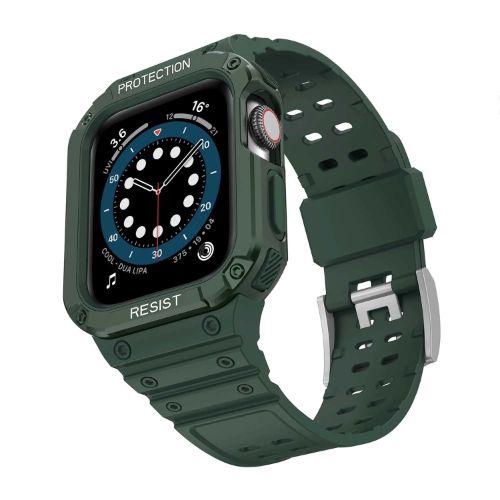 Refurbished Tough On Rugged Protection Watch Band with Case for Apple Watch 42/ 44/ 45mm - Reebelo Österreich