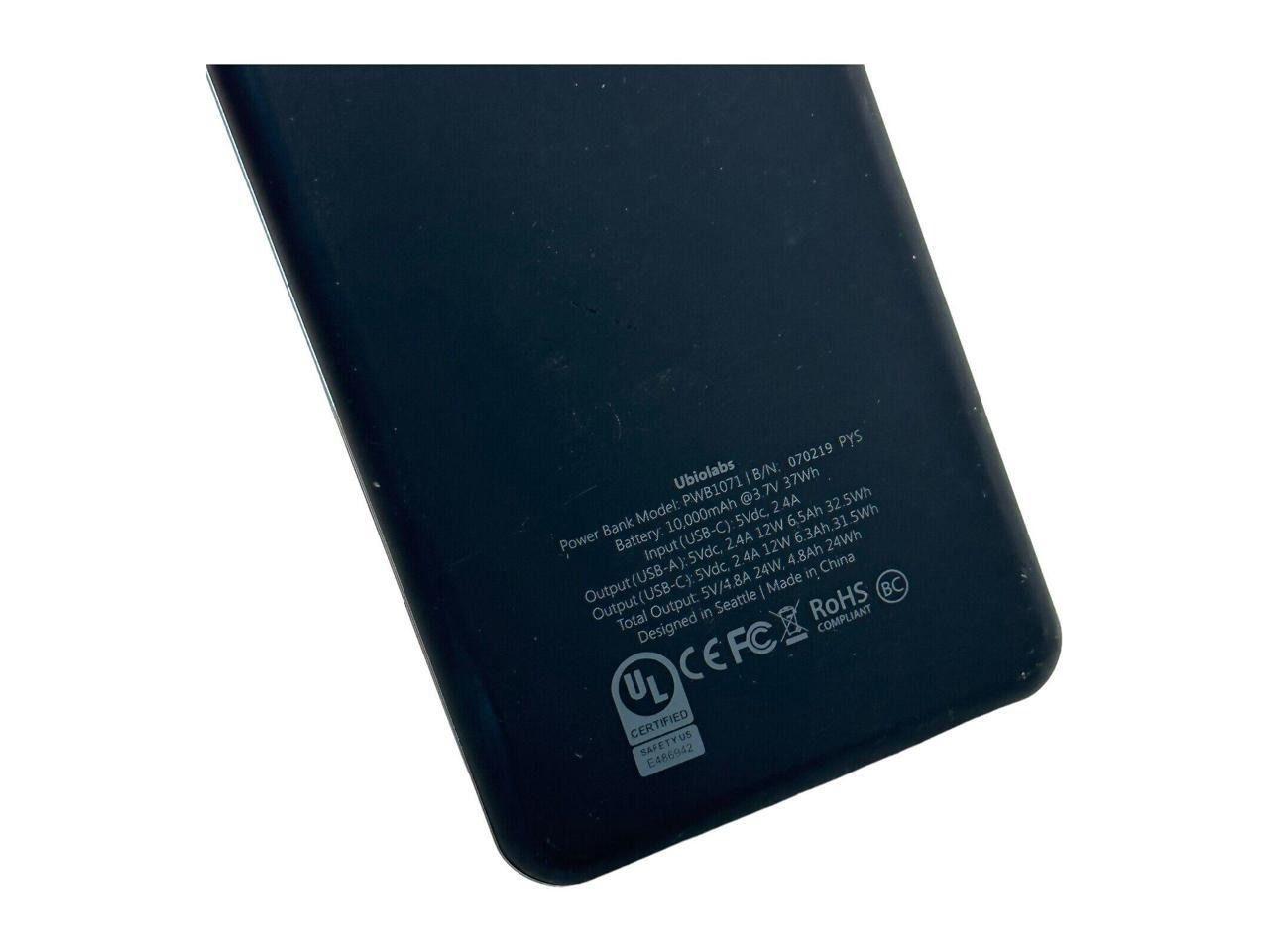 Refurbished Ubio Labs PWB1071 Universal 10000 mAh Slim Power Bank - Reebelo Österreich