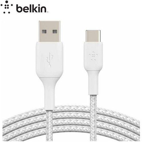 Refurbished Belkin USB-A auf USB-C Kabel für Samsung Google Nintendo Switch 2M Weiß - Reebelo Österreich