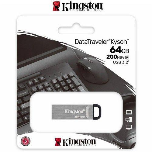 Refurbished Kingston technology USB-Stick 64GB Data Traveler USB 3.2 Kyson Flash-Laufwerk Speicherstick PC - Reebelo Österreich
