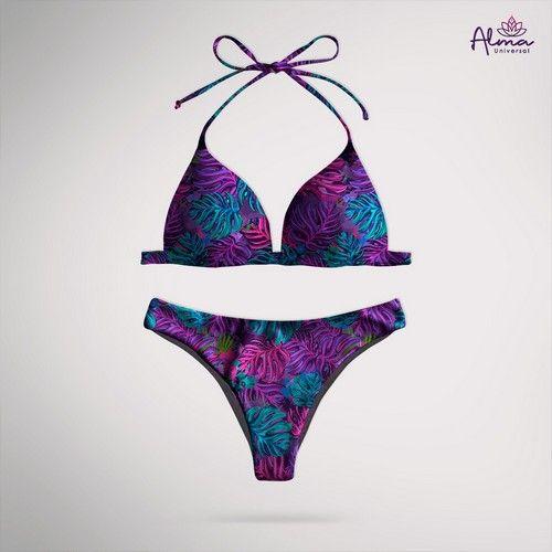 Refurbished Women bikini Two Piece Swimsuit ocean love REVERSIBLE bottom CORAL LOVE Swimwear made from recycled plastic bottles Variant Size Value L - Reebelo Österreich