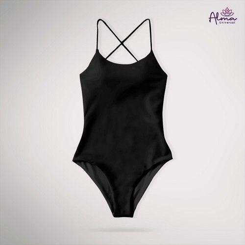 Refurbished Women's UPF 50+ ECOBLACK ONE PIECE Bathing Suits One Piece Swimsuits made from recycled plastic bottles Variant Size Value L - Reebelo Österreich